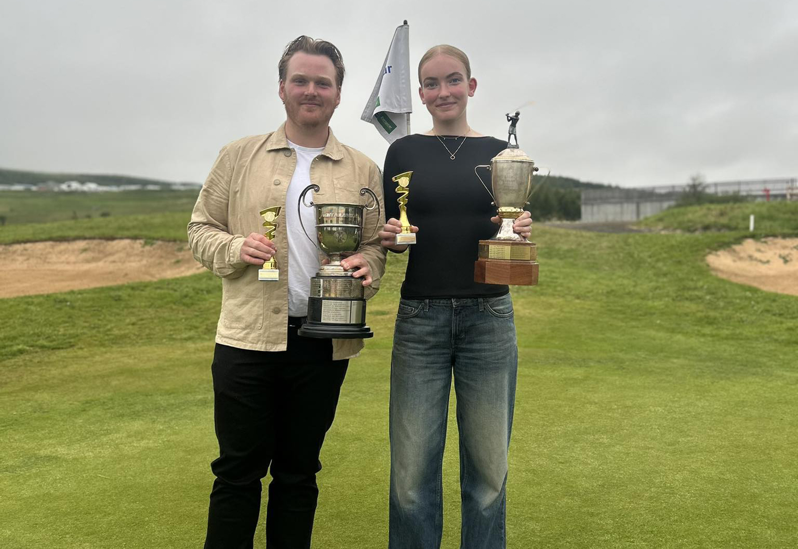 Víðir Steinar og Lilja Maren Akureyrarmeistarar í golfi 2025