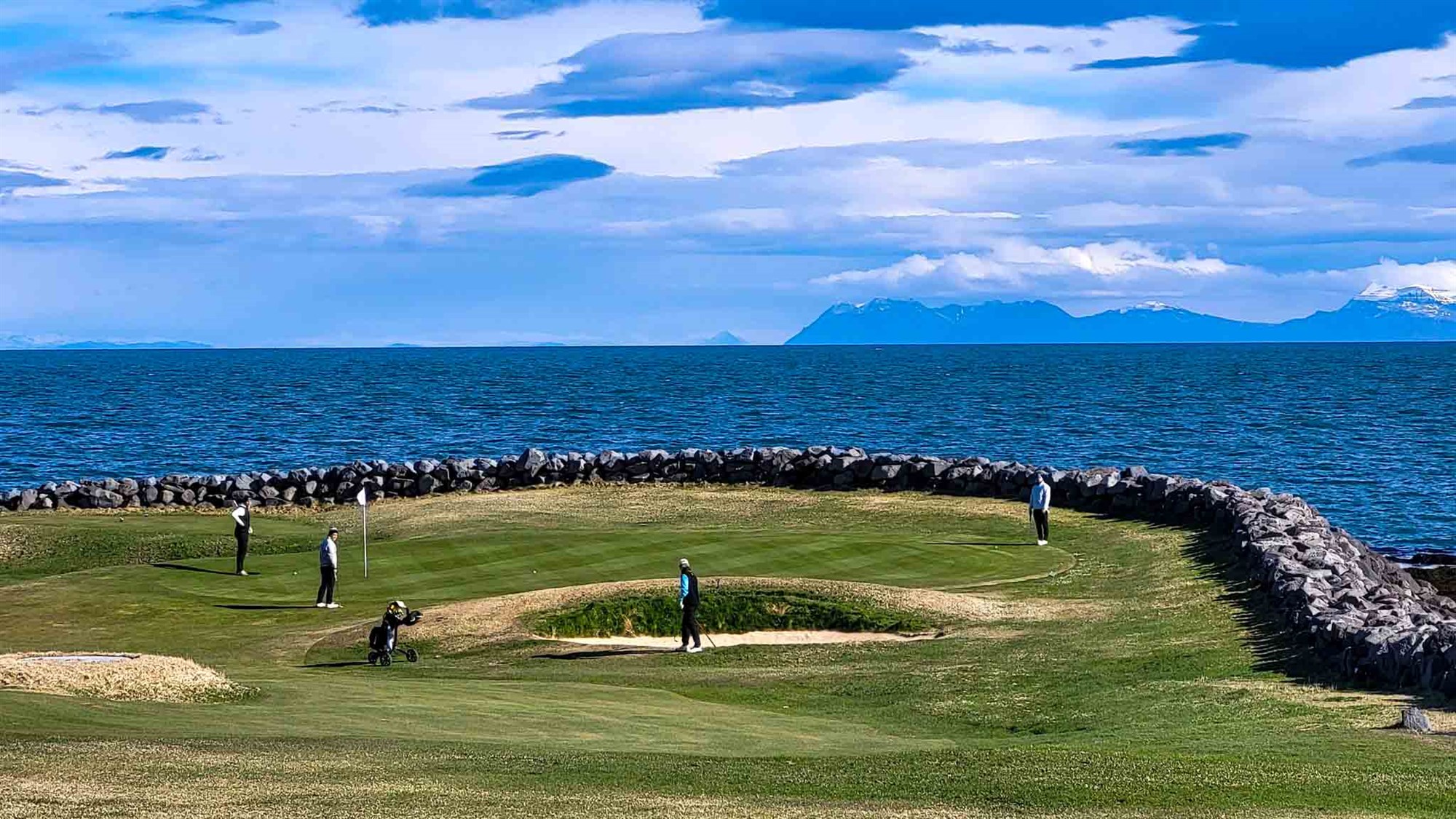 Páskagolf á flottri Bergvík