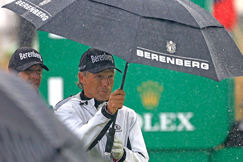 Bernhard Langer orðinn elsti kylfingurinn sem kemst í gegnum niðurskurðinn á Masters