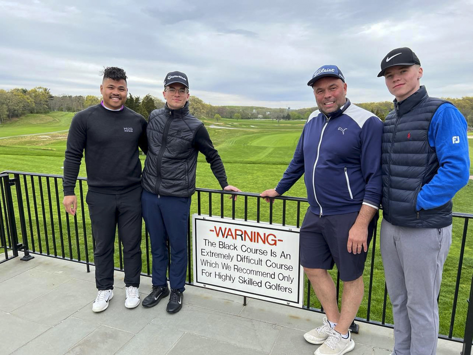 Íslendingar á Bethpage Black 
