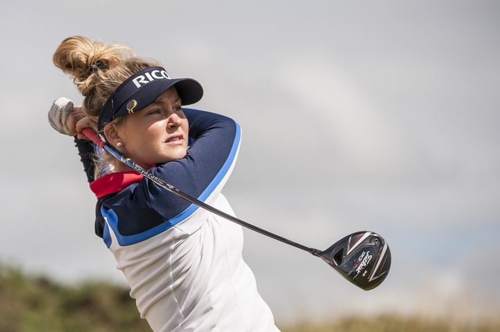 Charley Hull sigraði eftir frábæran lokahring