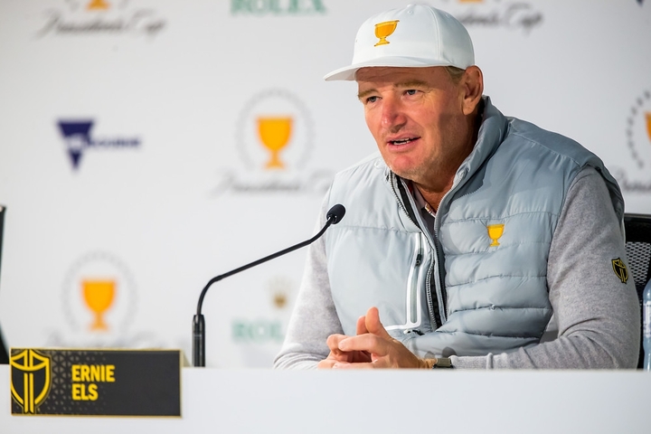 Ernie Els með Guðmundi á Áskorendamótaröðinni