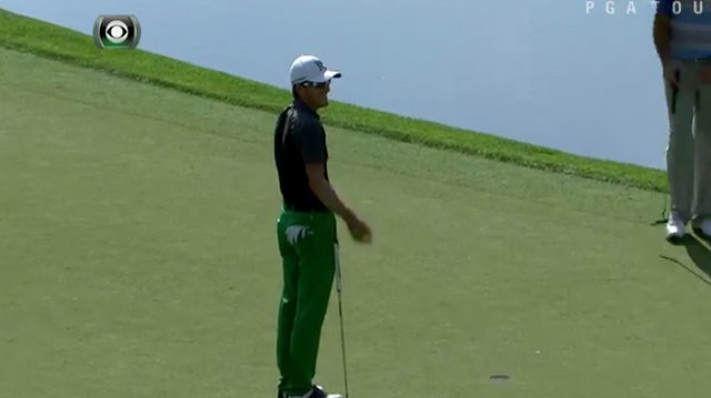 GolfTV: Beið í 20 sekúndur eftir að boltinn færi ofaní holuna