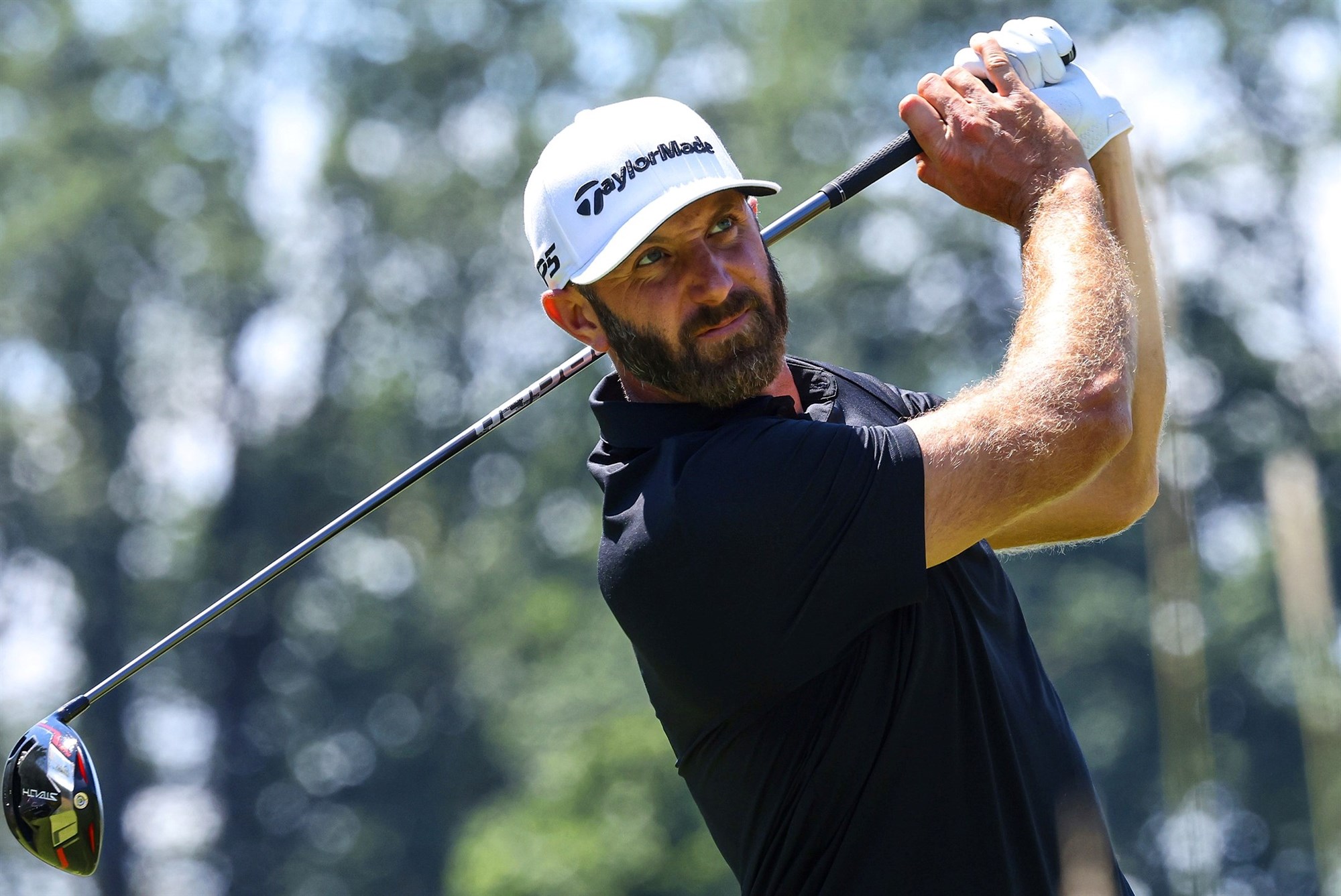 Dustin Johnson og Carlos Ortiz deila efsta sætinu fyrir lokahringinn