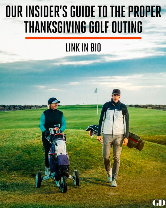 Kylfingar við leik á Nesvellinum á Instagramsíðu Golf Digest