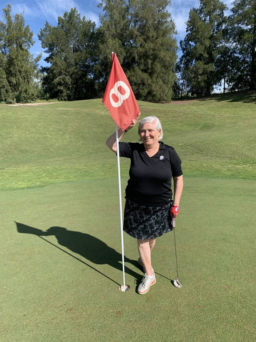 Hildur smellti í draumahögg á Montecastillo