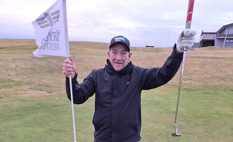  Jóhann með draumahögg í Leirunni í nóvember