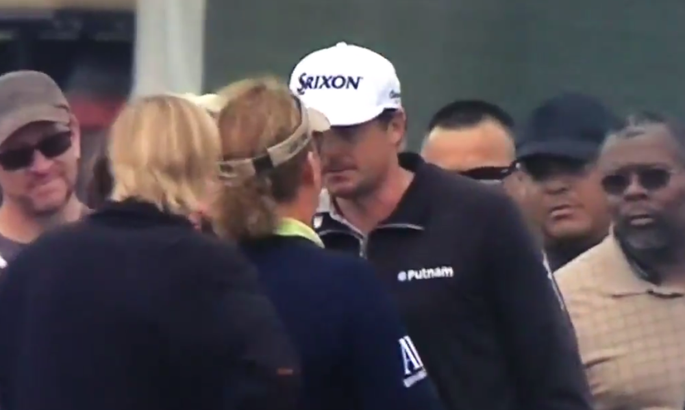 Video: Keegan Bradley lætur Jimenez heyra það