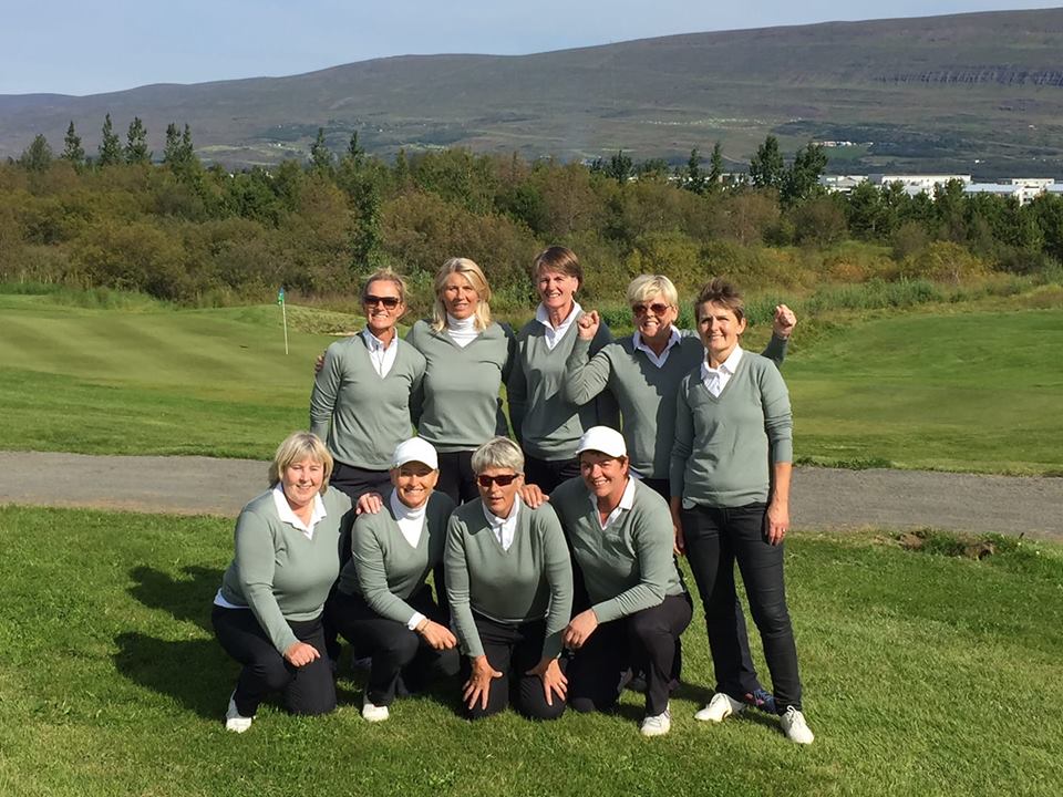 GK og GR fögnuðu sigri á Íslandsmóti golfklúbba í flokki eldri kylfinga