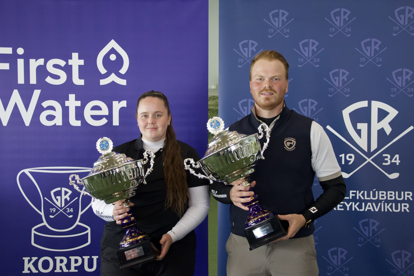 Frábært golf í Korpubikarnum - Heiðrún og Kristófer sigurvegarar