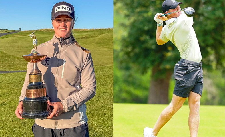 Guðrún Brá og Gunnlaugur kylfingar ársins 2025