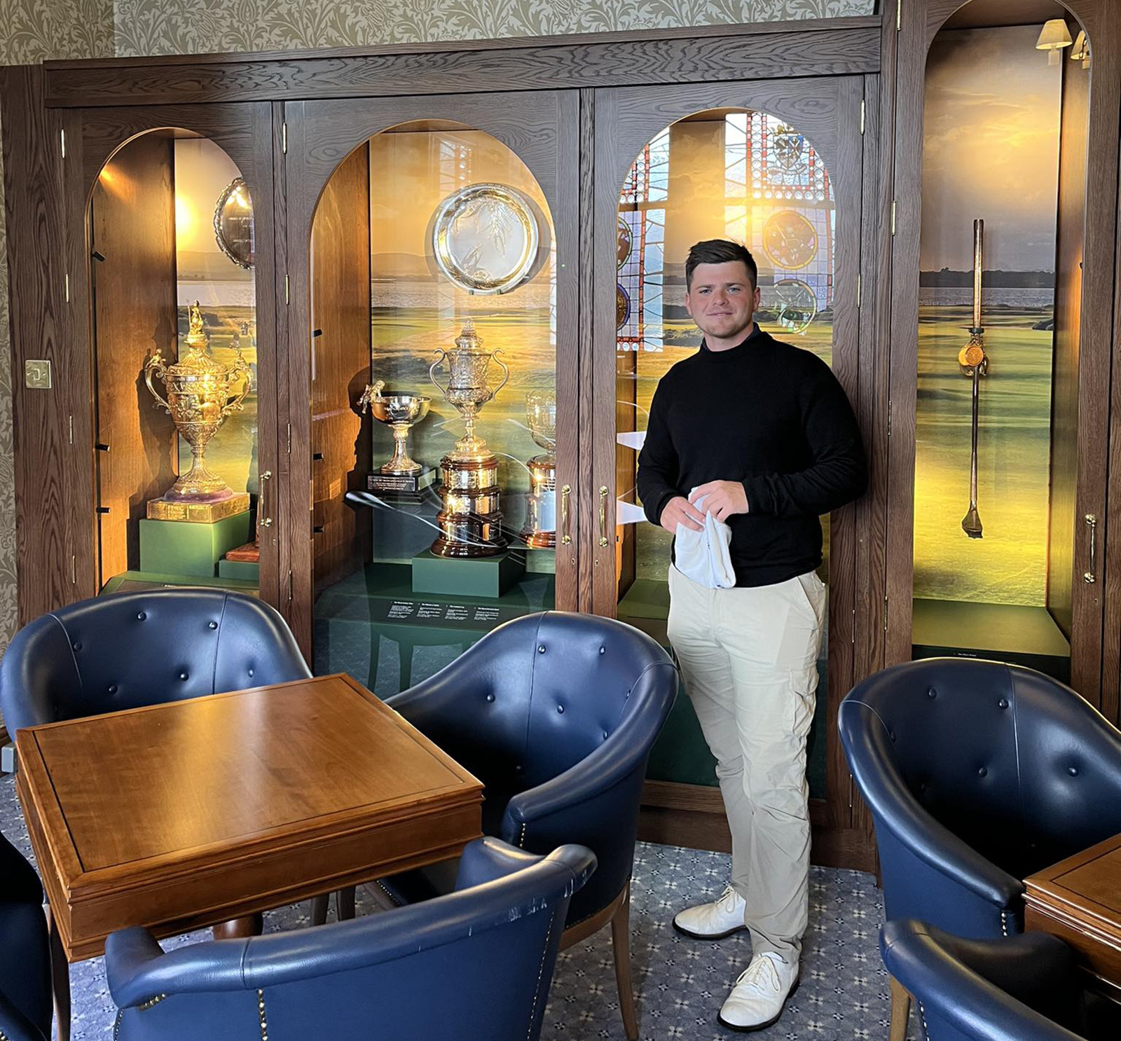Mögnuð upplifun hjá Íslandsmeistaranum í Mekka golfsins