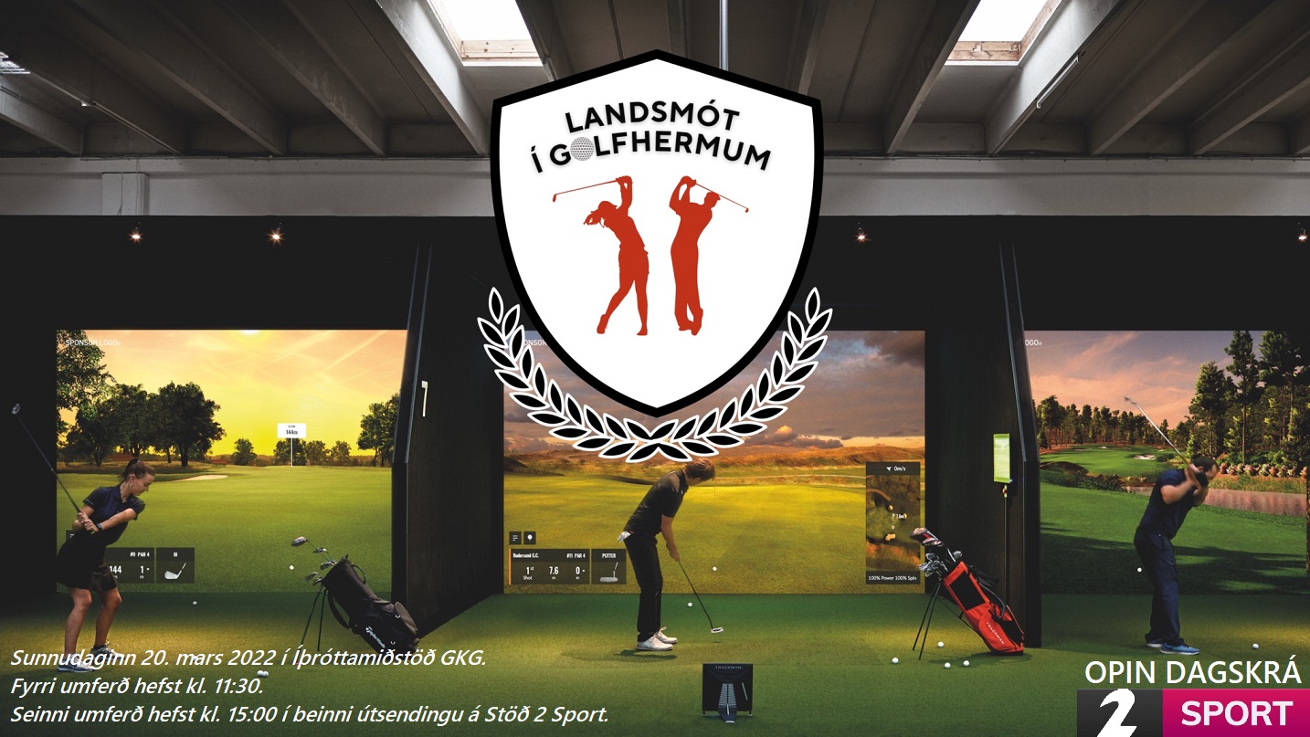 Landsmót í golfhermum 2022