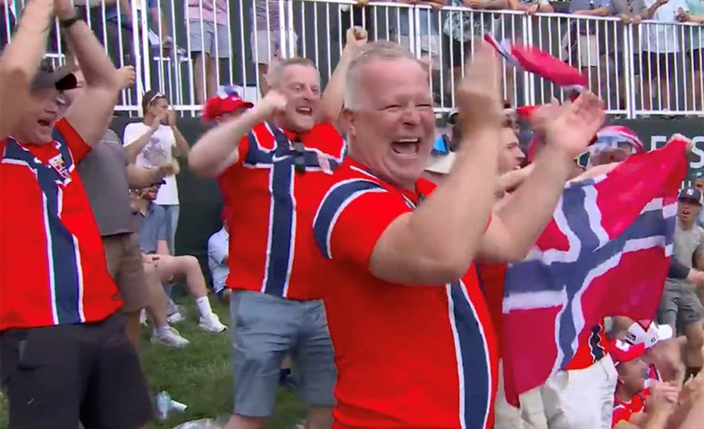Norska fagnið líka á PGA mótaröðinni