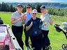 Golfkonur léku flott golf og skáluðu í Moët í Öndverðarnesi - myndir