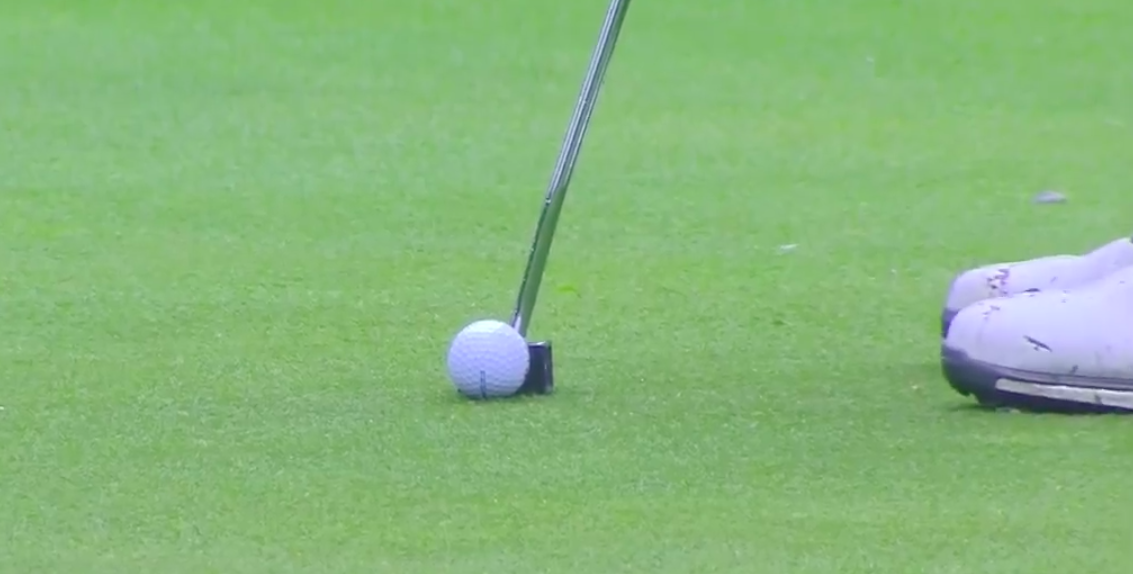 Jaco Van Zyl með furðulegan pútter á Joburg Open