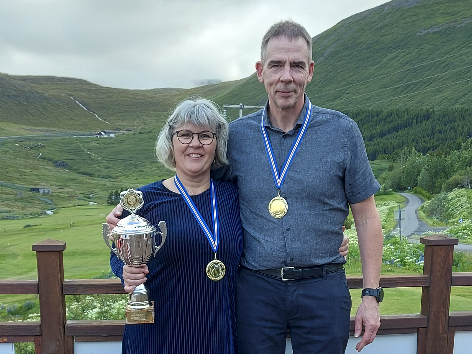 Ætlaði sér ekki að verða „golfekkja“