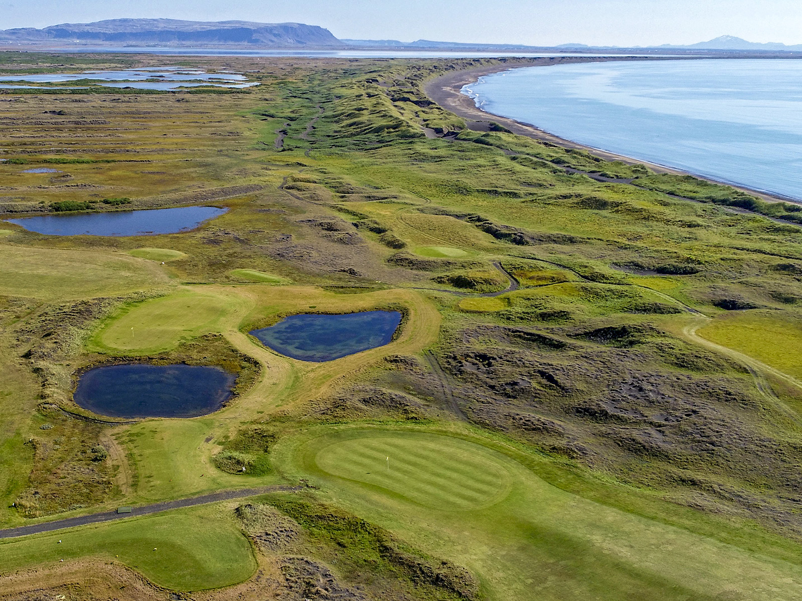 Erfitt að týna boltum á Þorláksvelli