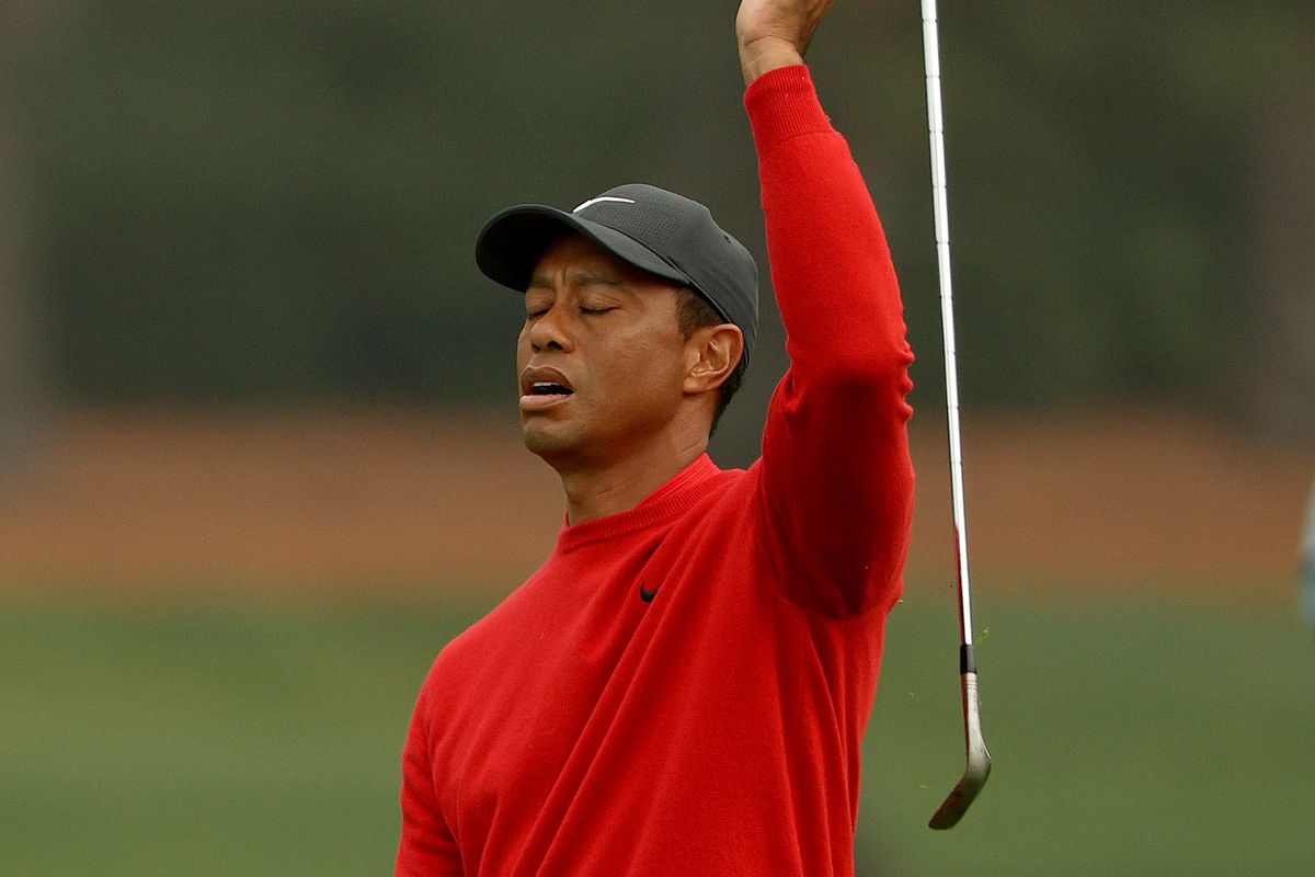 Woods fékk 10 á einni holu á lokadegi Masters mótsins