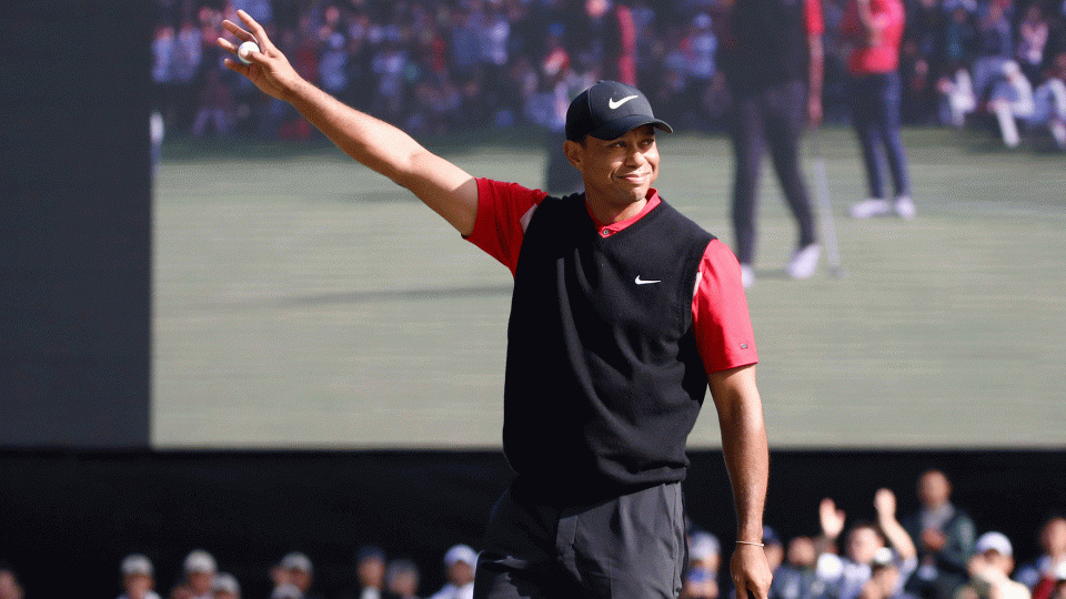 Myndband: Woods sigraði á Hero Shot mótinu fyrir Hero World Challenge